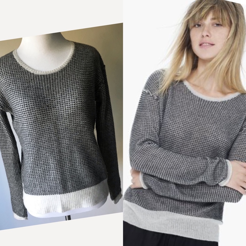 James Perse Gauze Cashmere Sweater